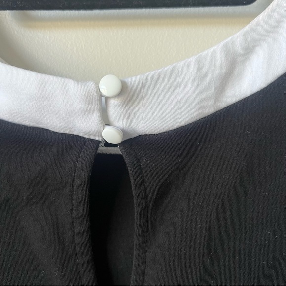 New York & Company Black and White Shift Dress - Picture 4 of 7